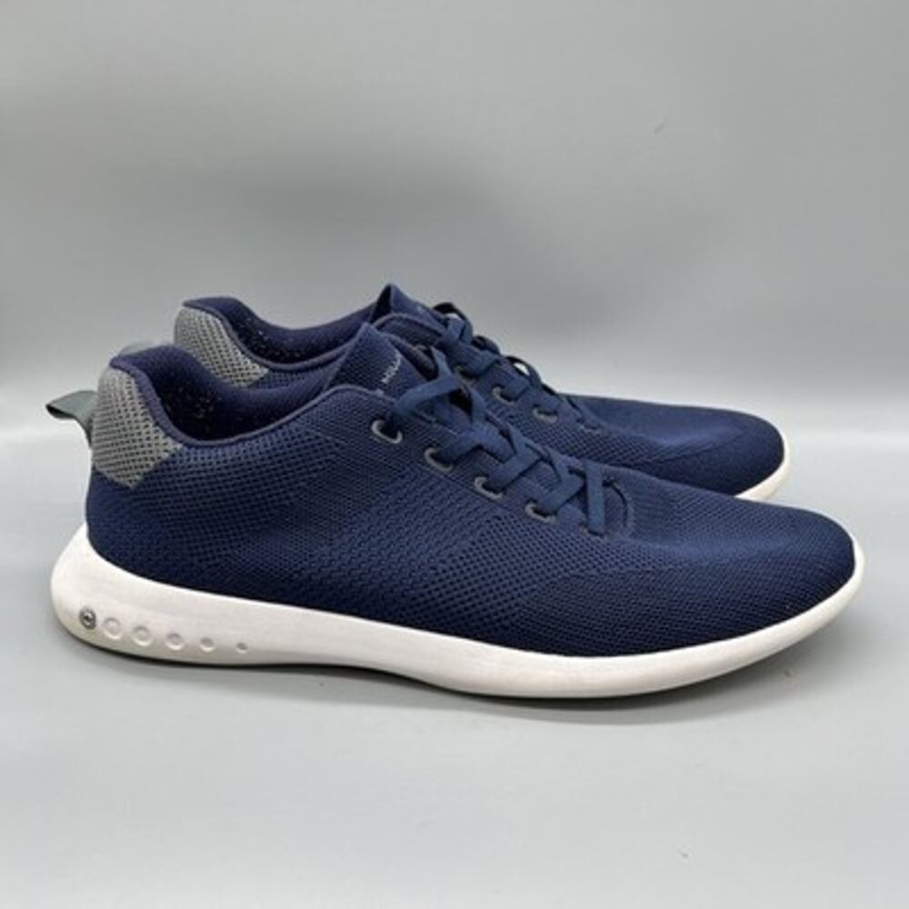 Peter Millar Shoes Mens 12 Blue Knit Low Top Walking Athletic Sneakers Comfort